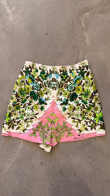 1960’s Floral Silk Shorts