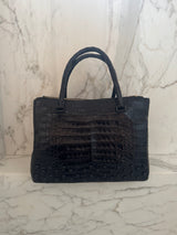 Large crocodile bag