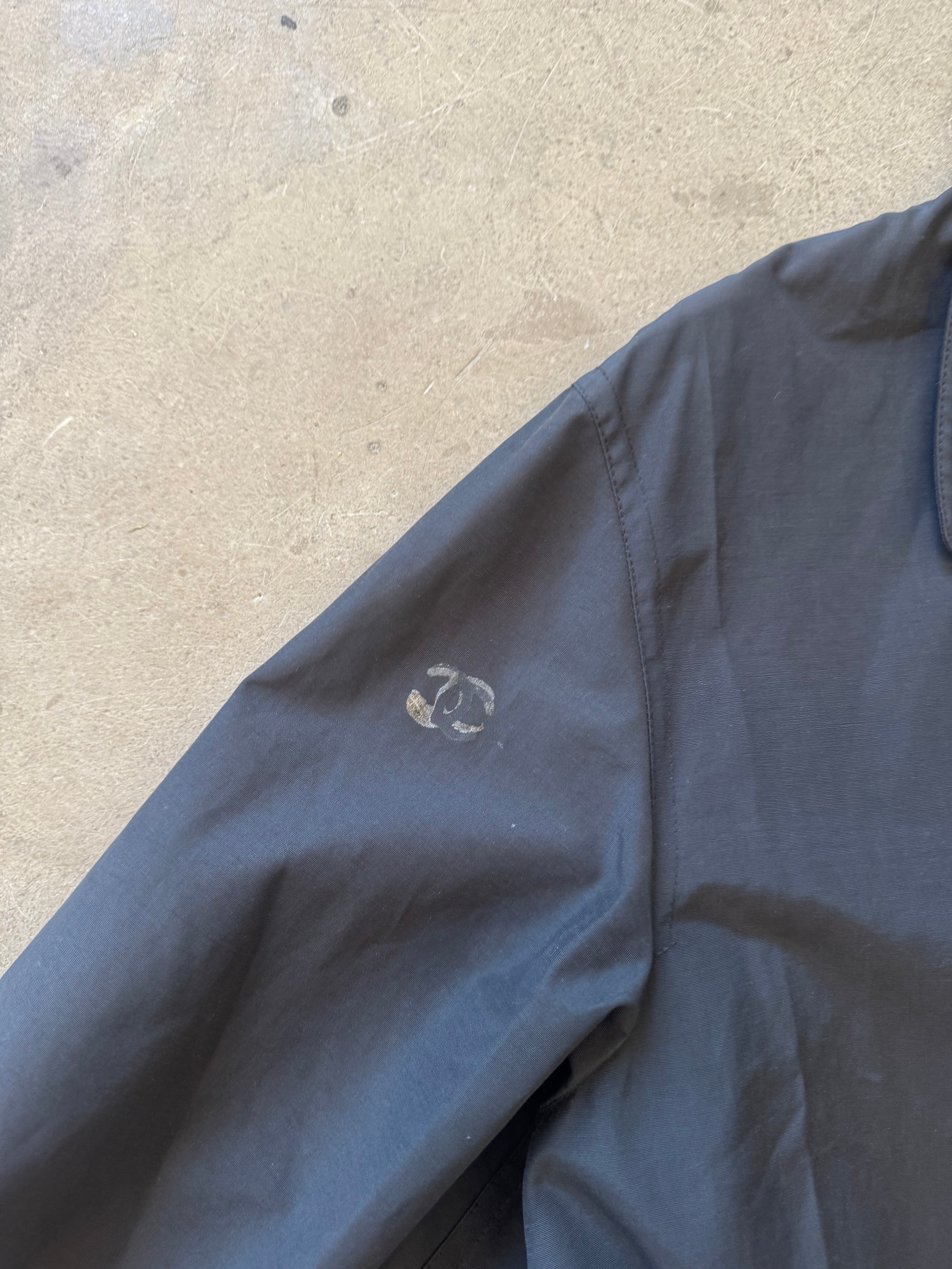 Black 90s Raincoat