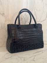 Large crocodile bag