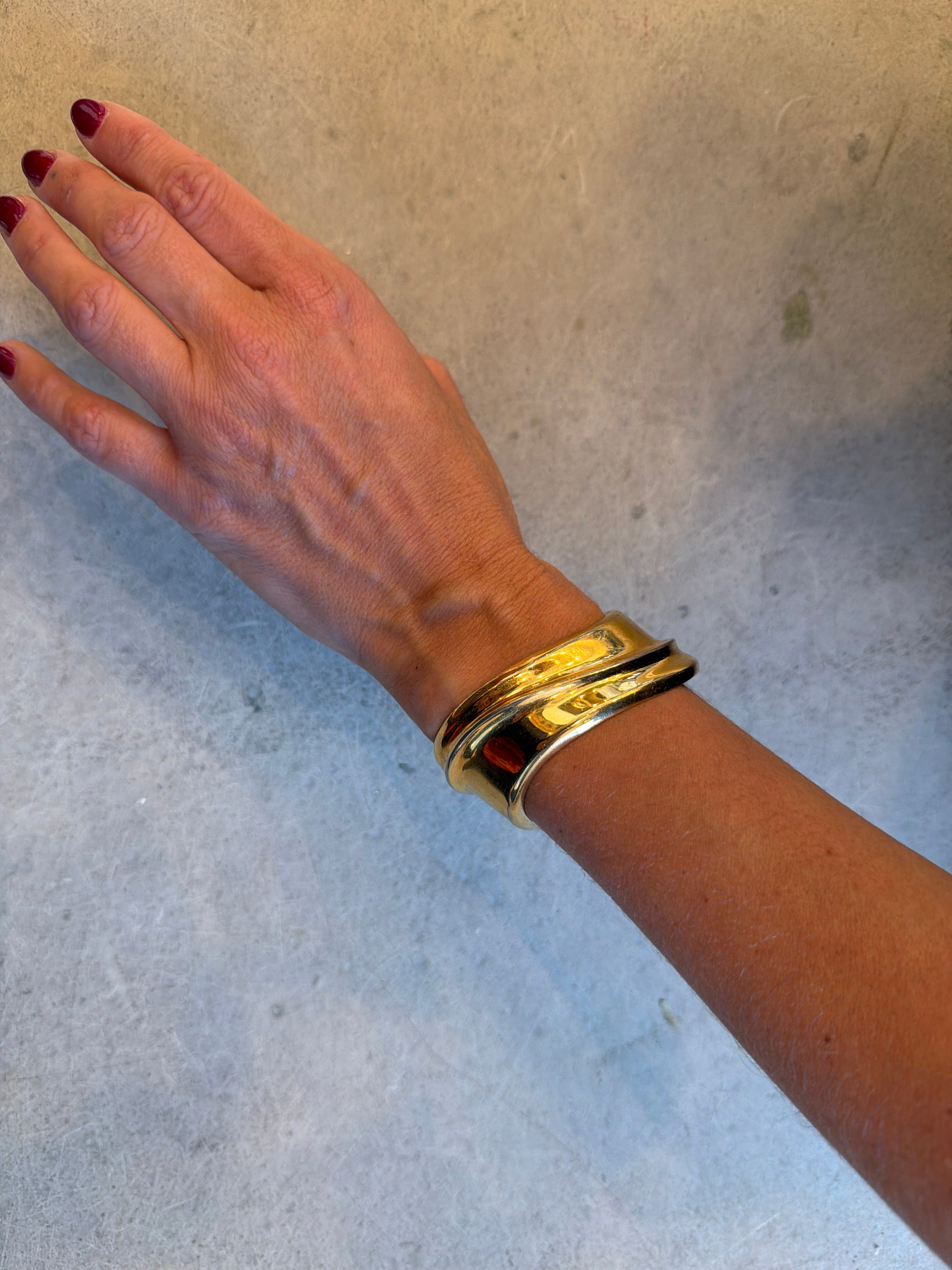 Gold Swirl Cuff