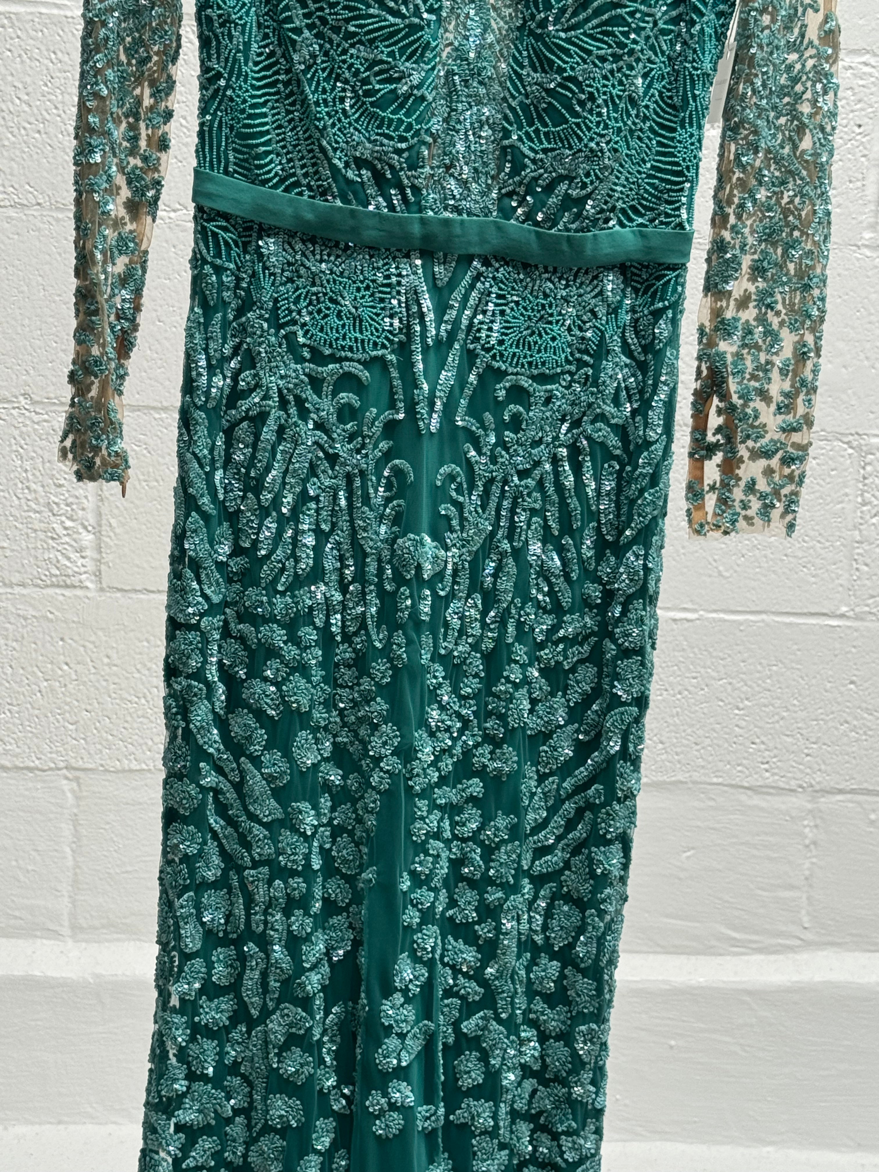 Baby Blue Embellished gown