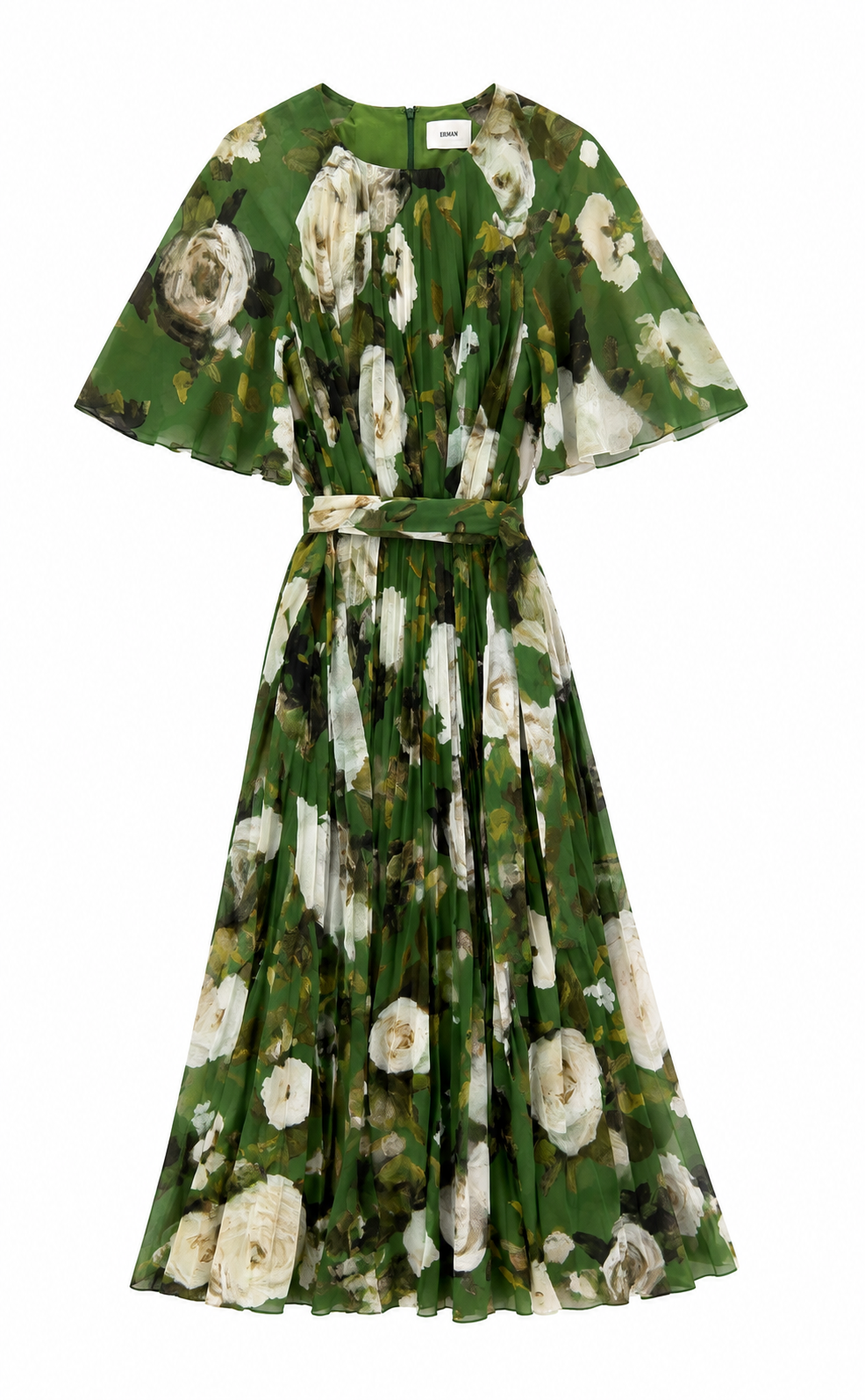Olive Rose Pleated Dress