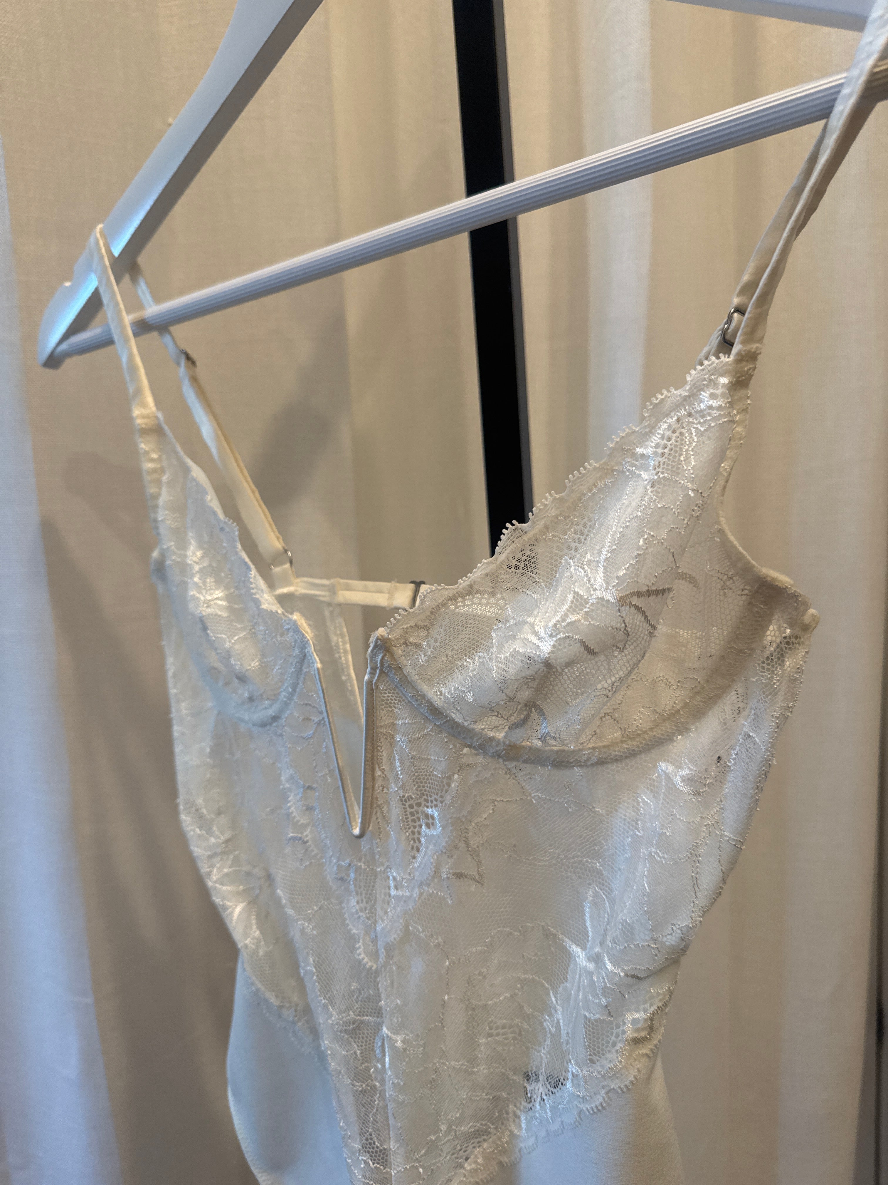 White Lace Bodysuit
