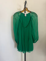 Green Chiffon Top