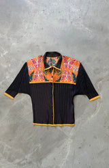 Rare  Pleated  Butterfly & Western Top
