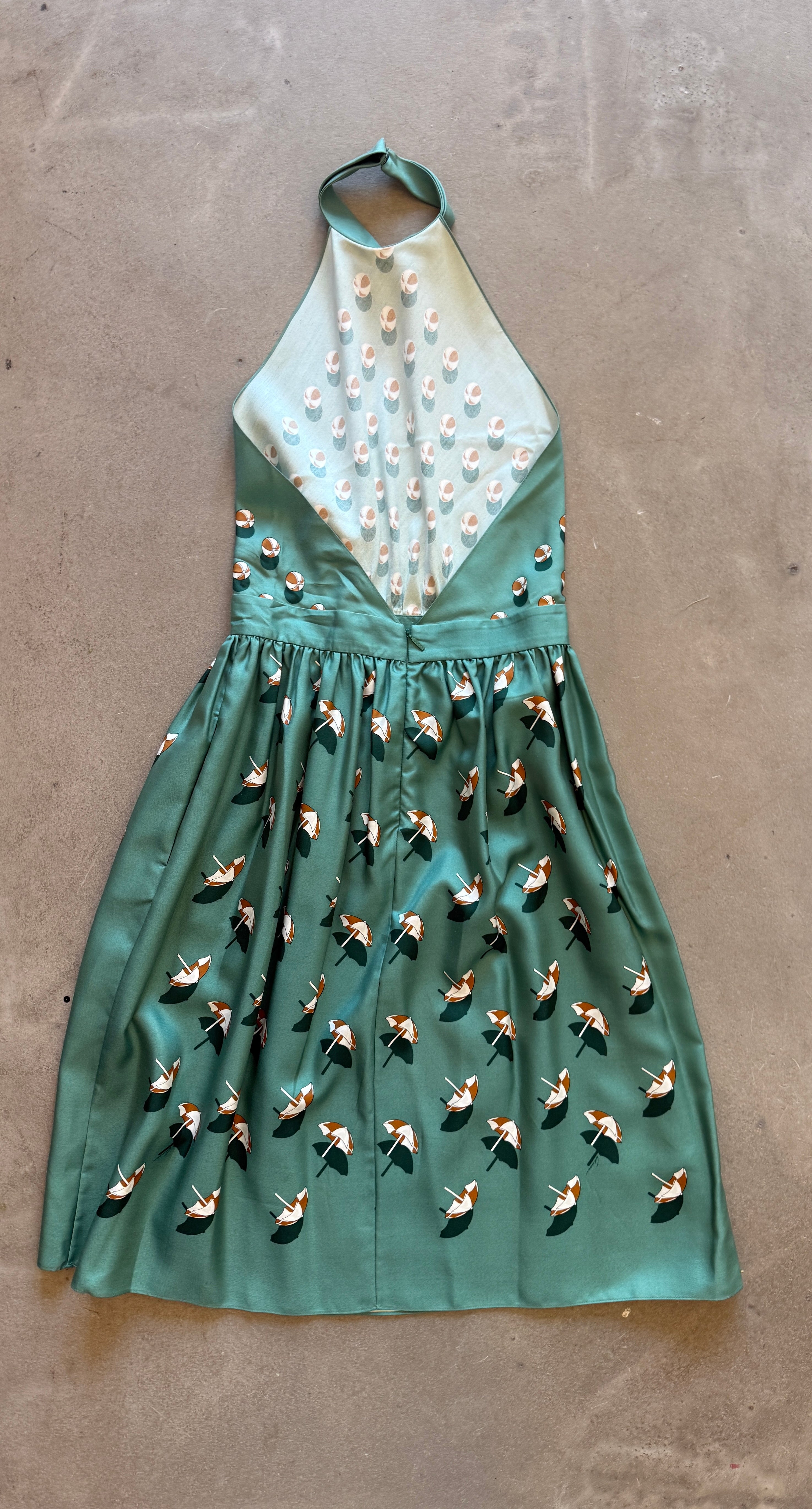 Resort 2015 Beach Ball Halter Dress&Belt