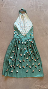 Resort 2015 Beach Ball Halter Dress&Belt