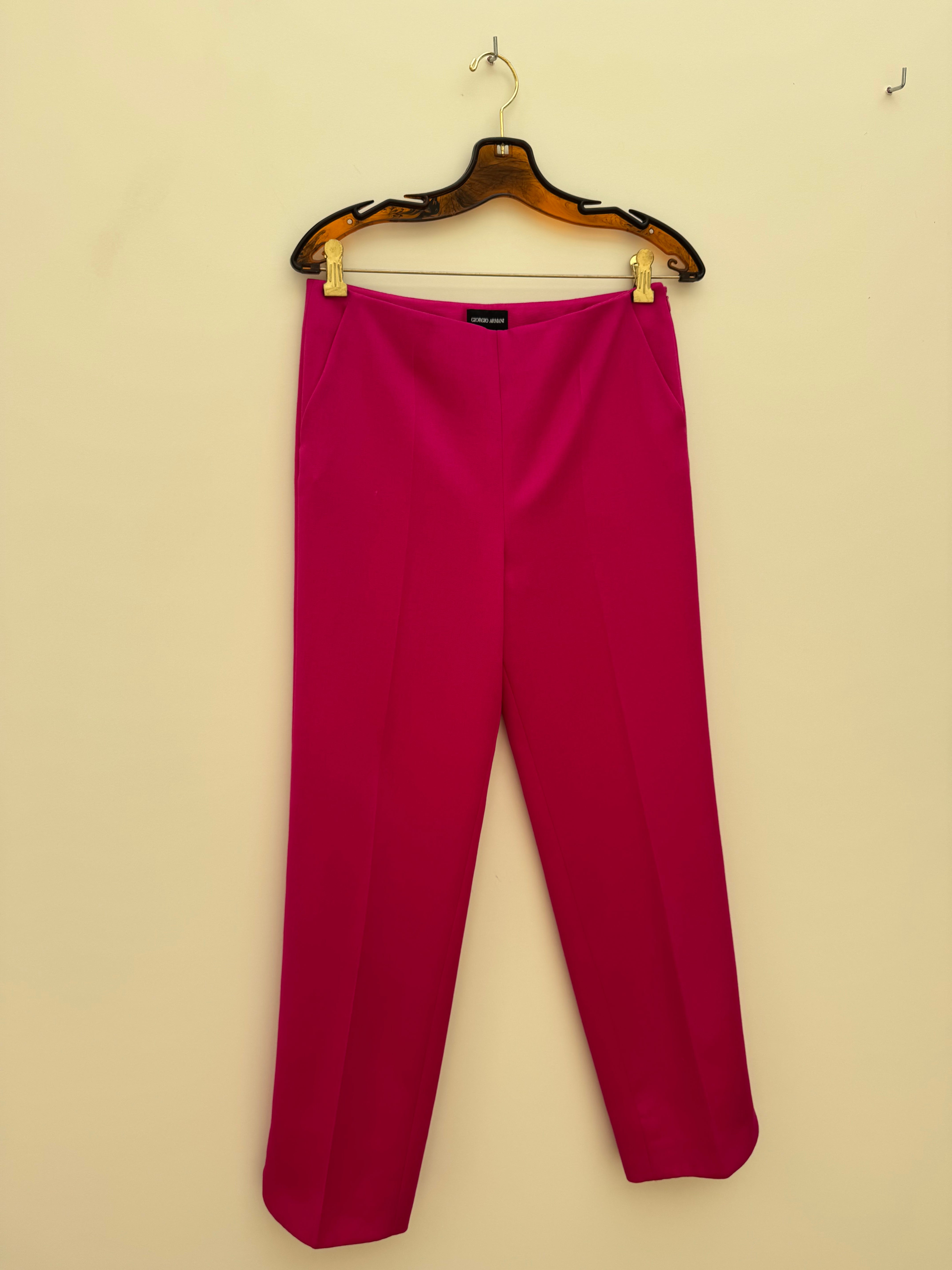 Tuxedo Hot Pink Wool Suit
