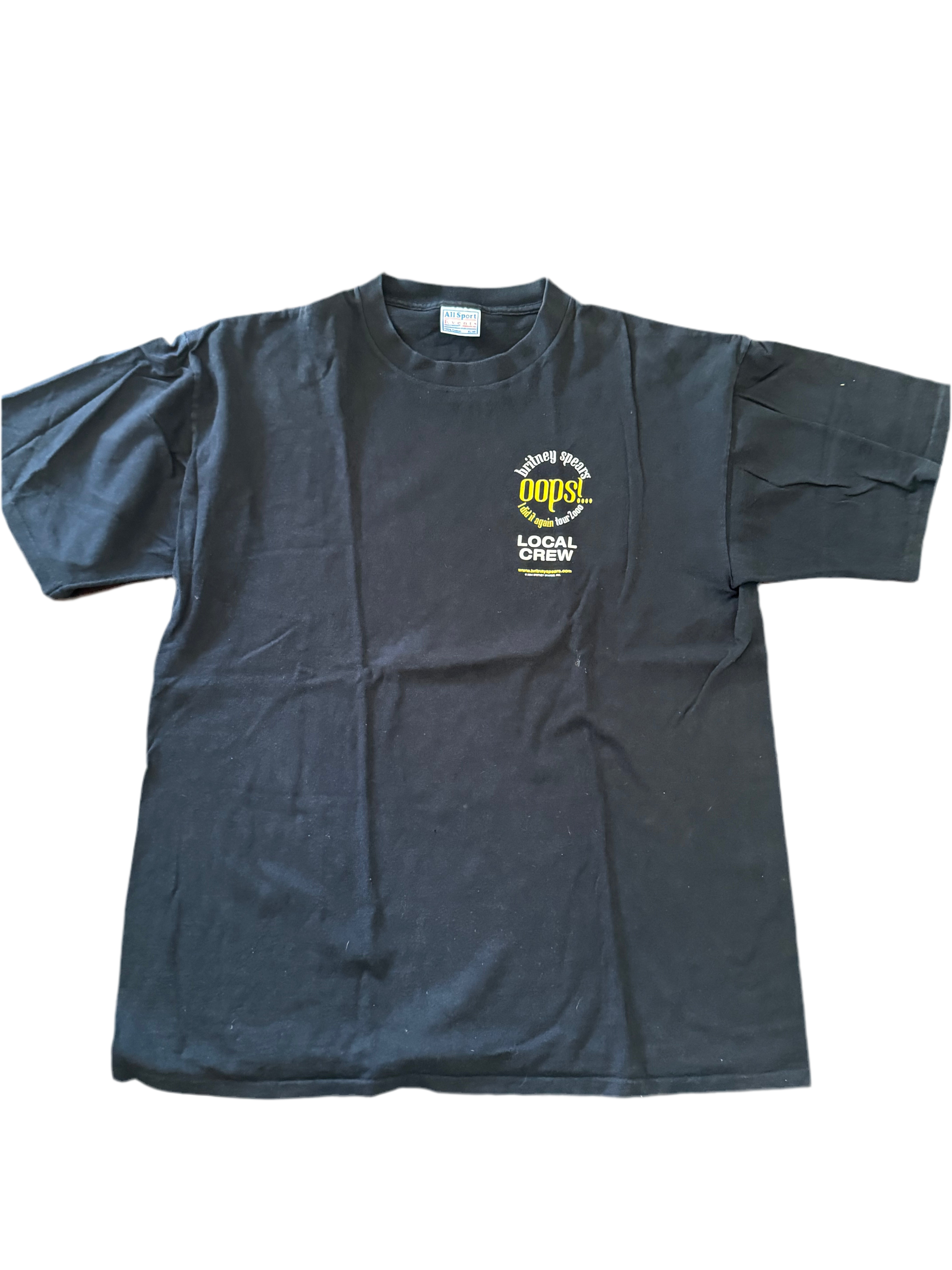 Britney Spears Staff T - OOps Tour 2000