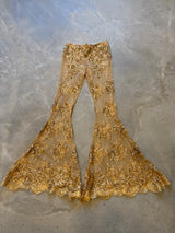 Embroidered Lace Pants