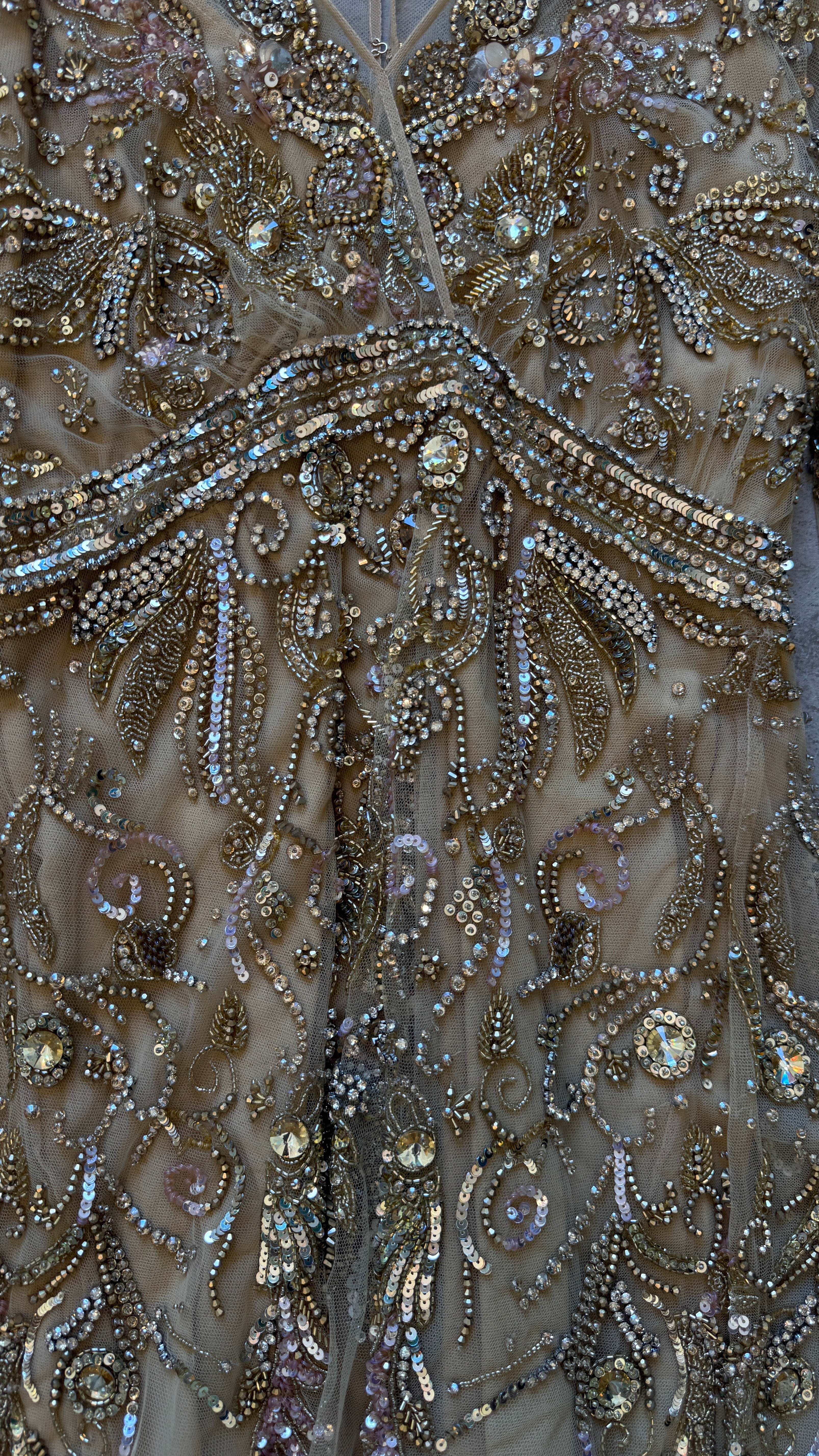 Gold Embellished Gown