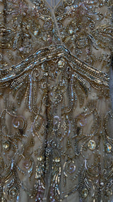 Gold Embellished Gown
