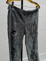 2010 Silver Sequin Distressed Set
