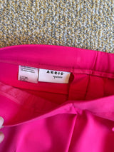 Hot Pink Straight-Leg Pants