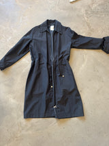 Black 90s Raincoat