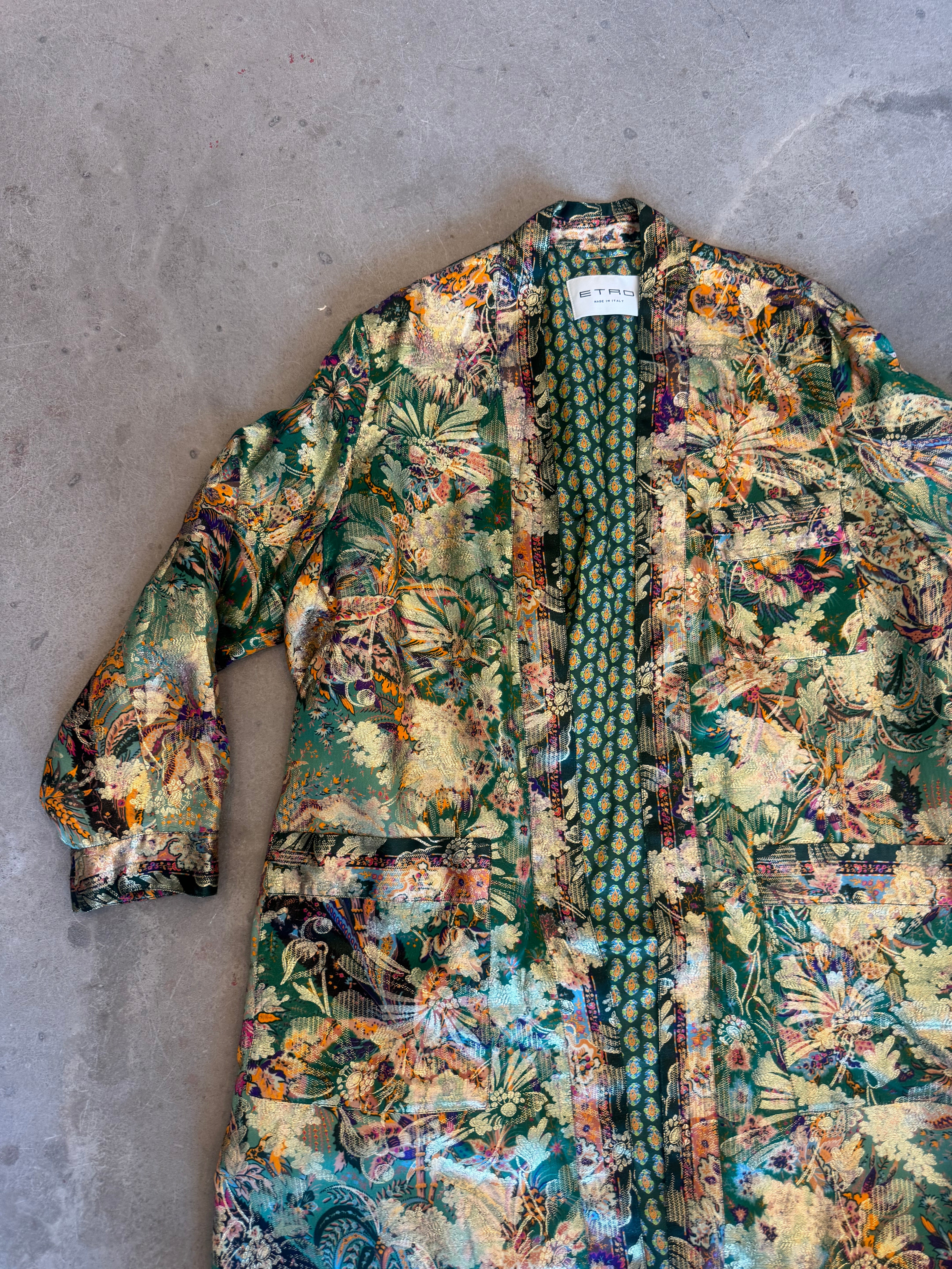 Brocade Silk Duster