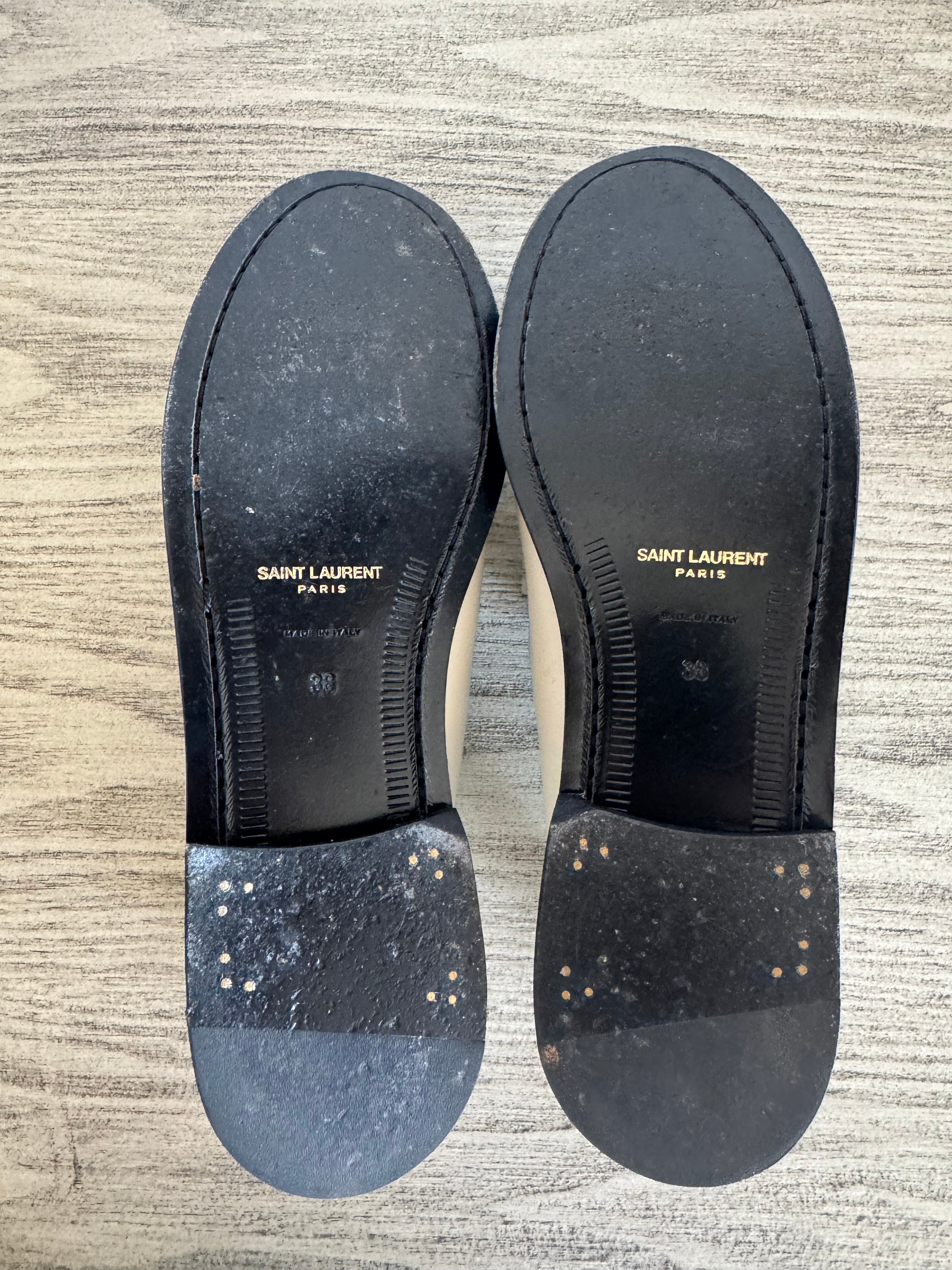Le Leather YSL Penny Loafers