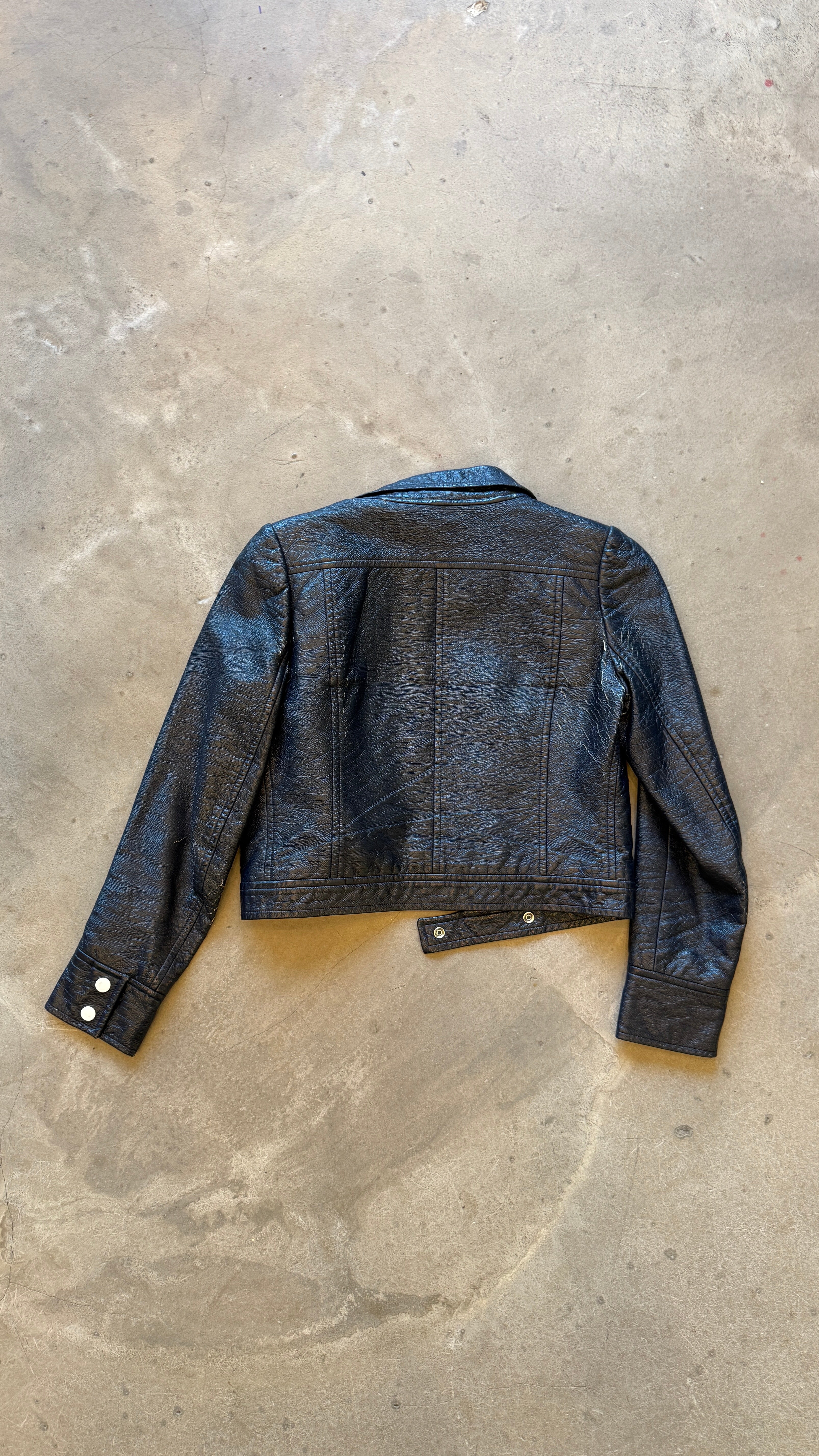 Vintage Black Leather Jacket