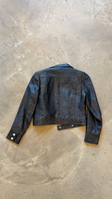 Vintage Black Leather Jacket
