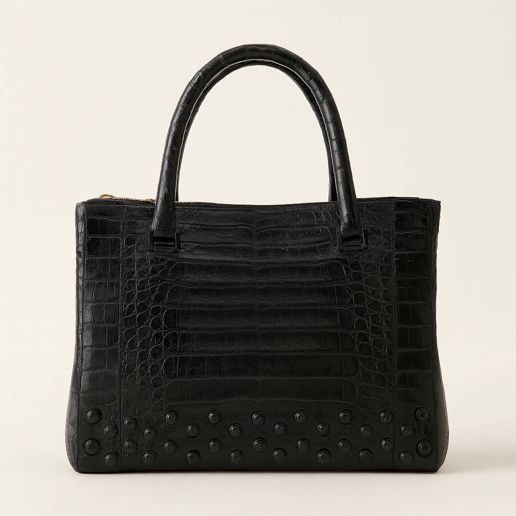 Large crocodile bag