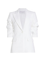Scrunched-Sleeve Suit