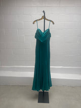 Blue Silk Cavalli Dress