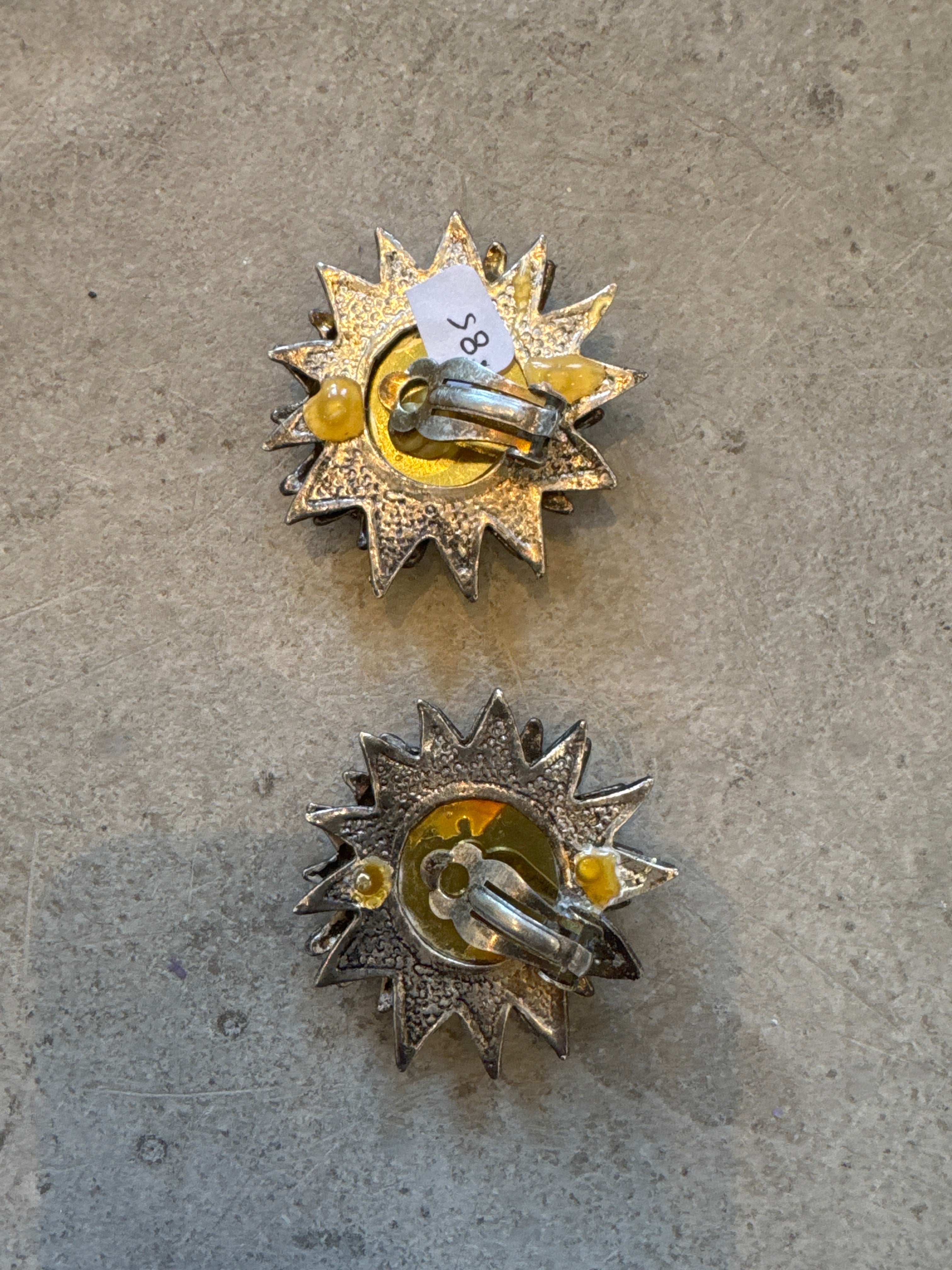 Vintage Sun Earrings