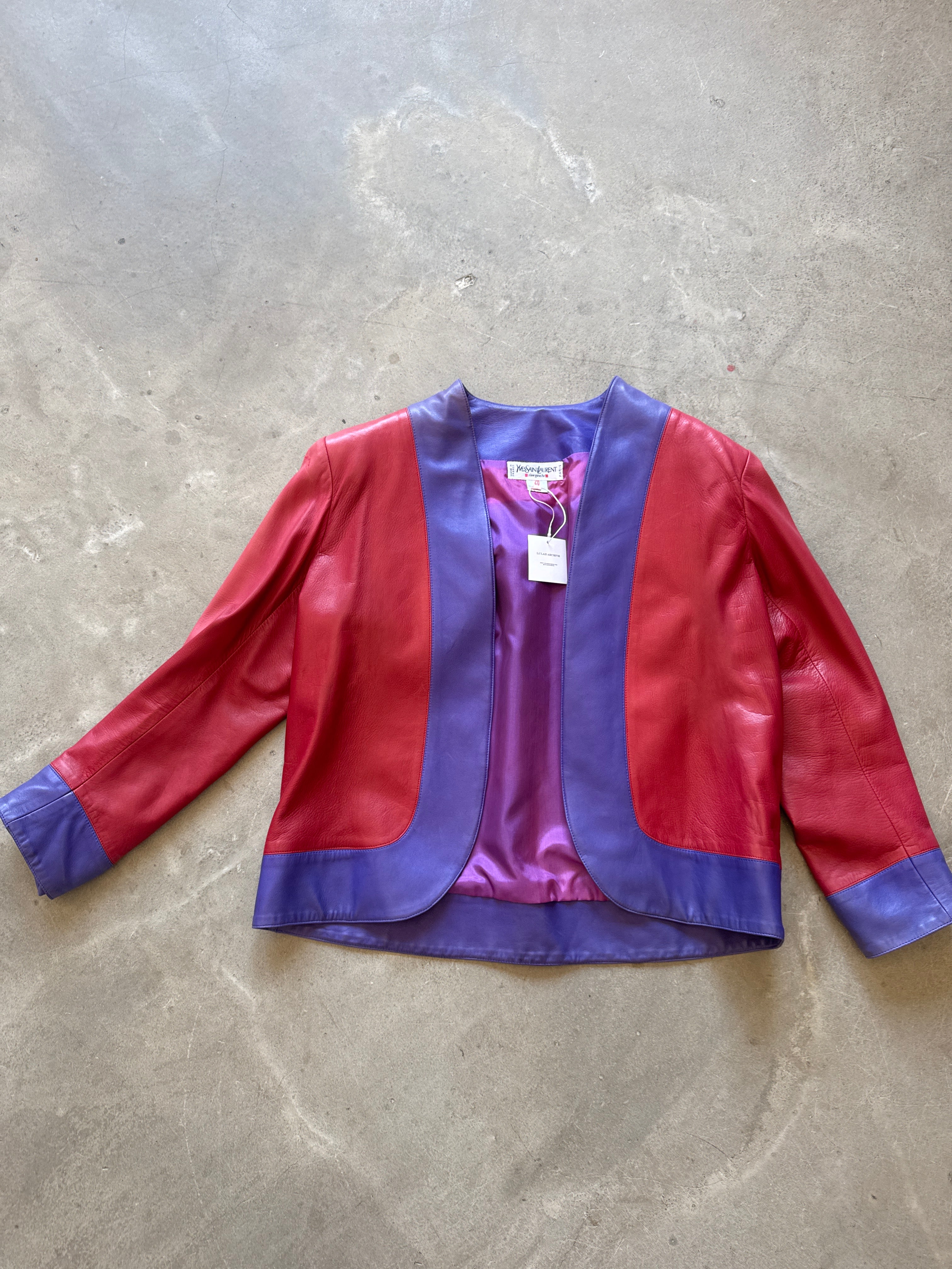 1988 Leather Two Tone Jacket