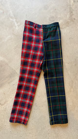 Red and Green Tartan Trousers