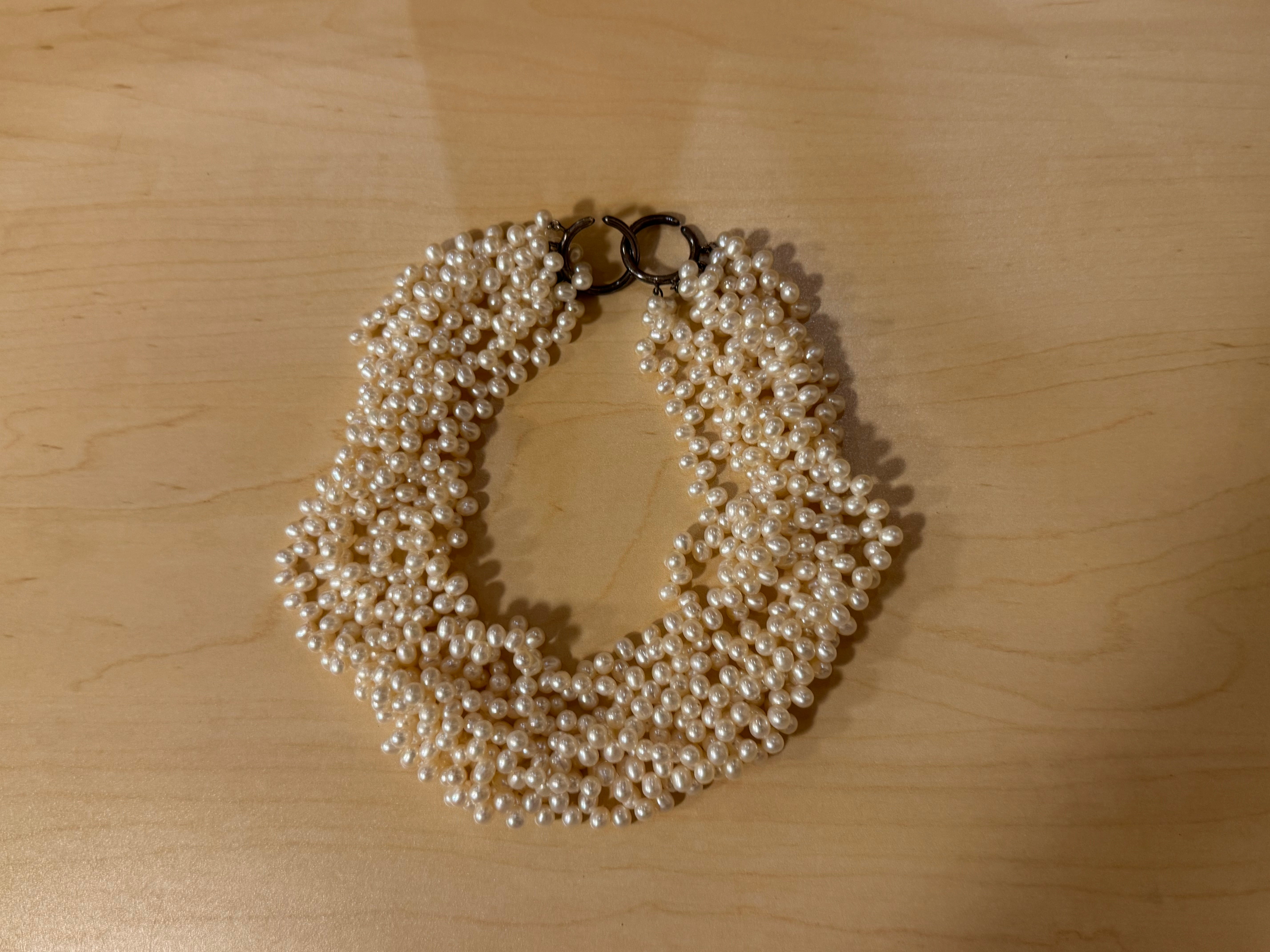 Paloma Picasso 18K Multi Strand Pearl Necklace