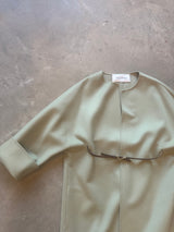 Wool and Cashmere Belted Coat