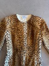 Vintage Leopard Print Dress