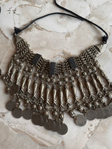 Silver Fish Coin Necklace