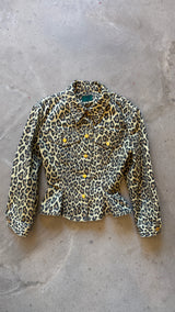 Iconic Leopard Hour Glass Jacket