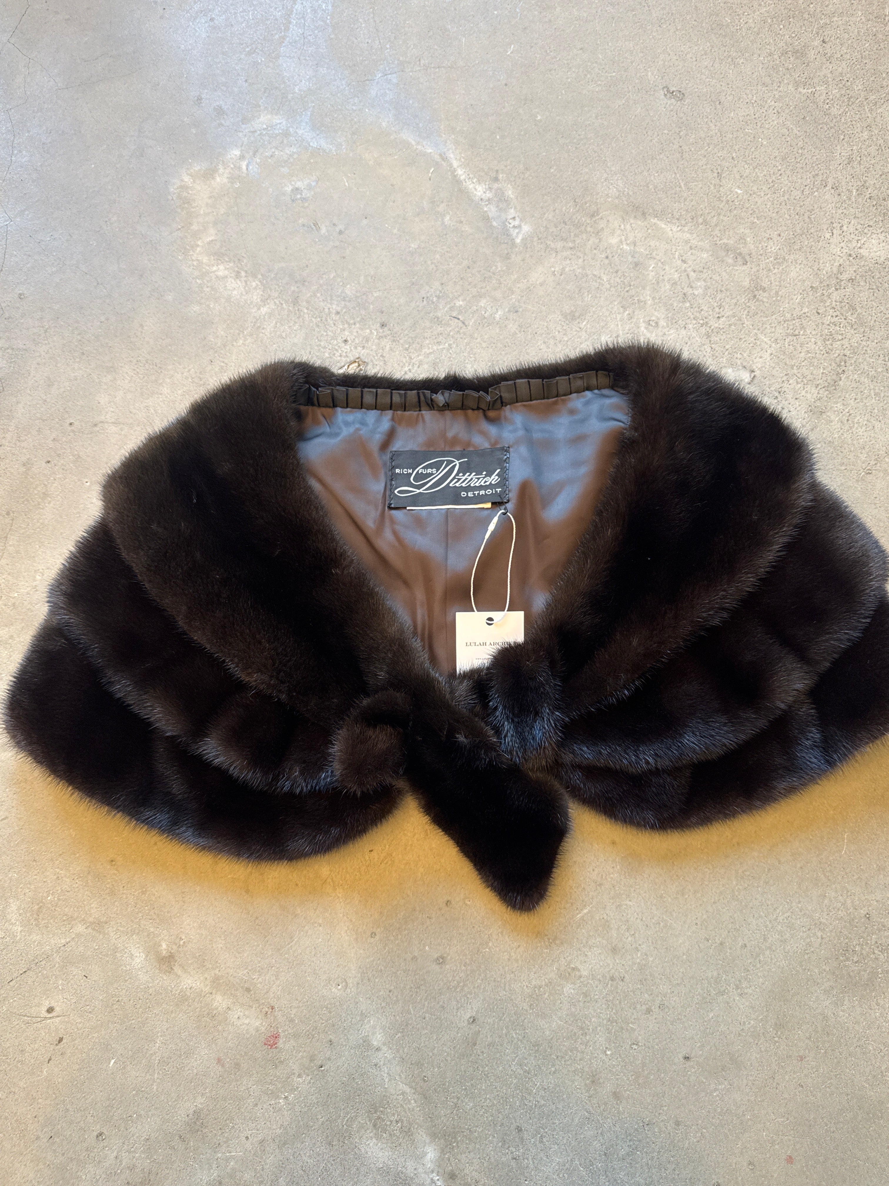 Dittritch Vintage Fur cape