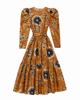 Floral Silk Dress