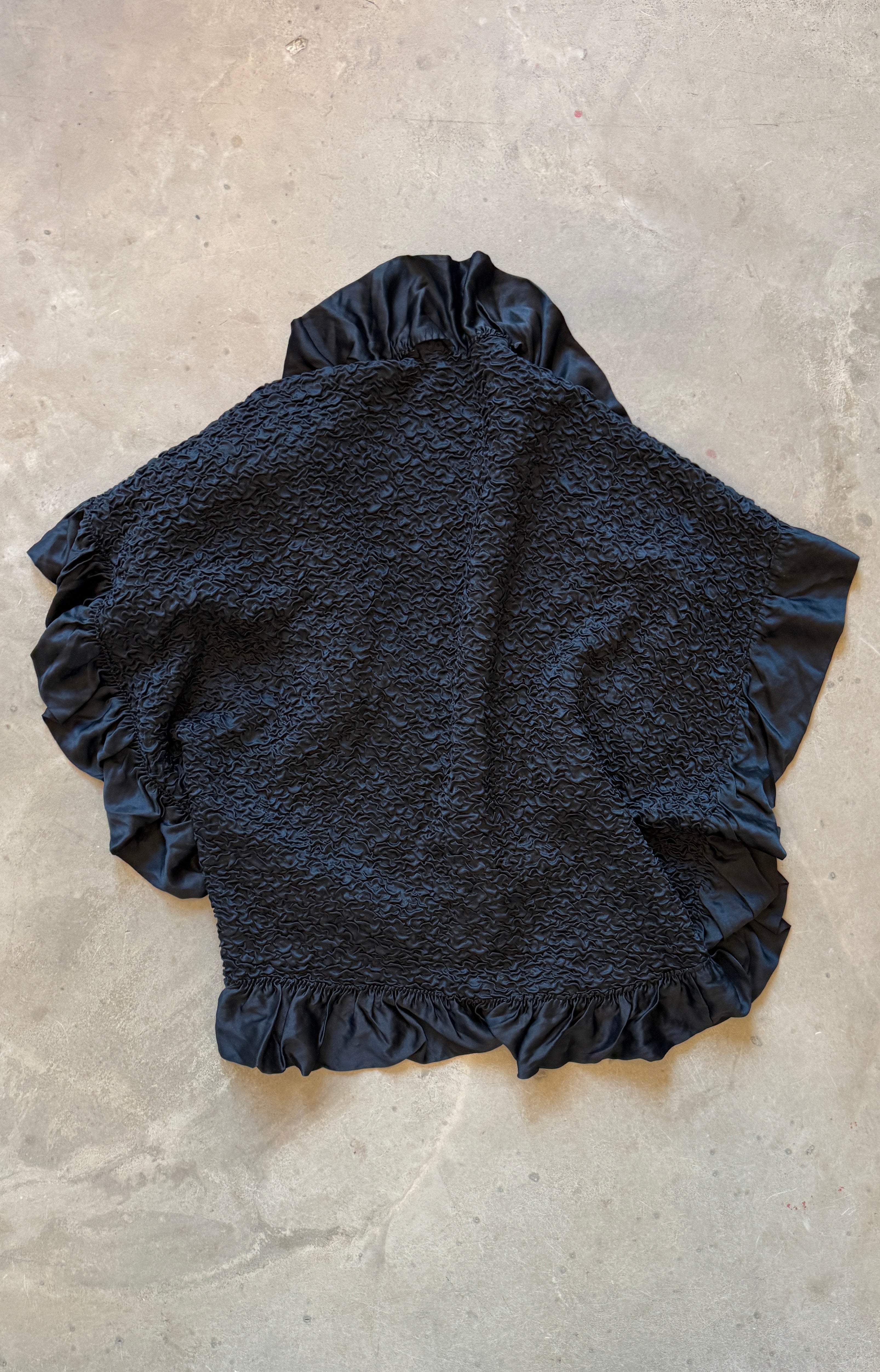 Vintage Black Evening Cape
