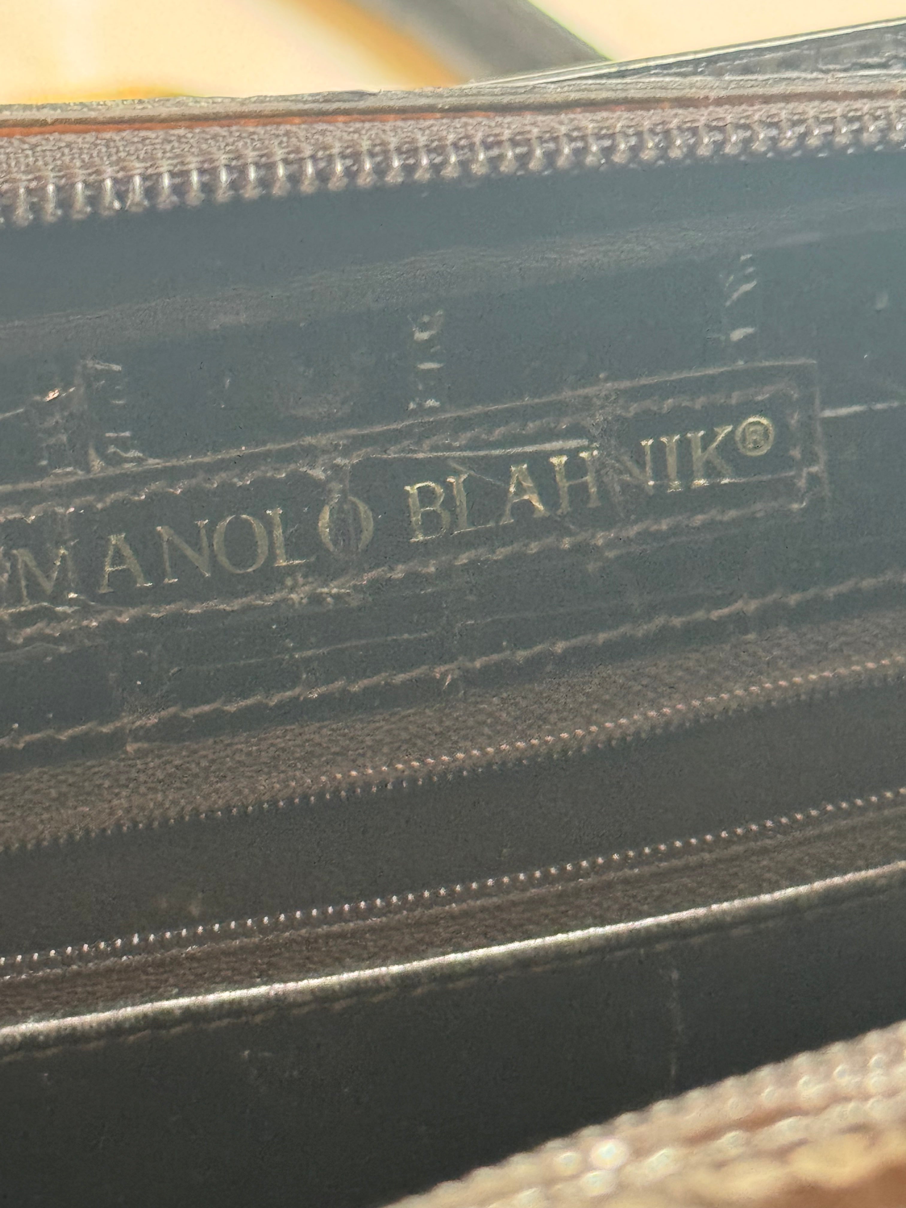 Black Crocodile Bag