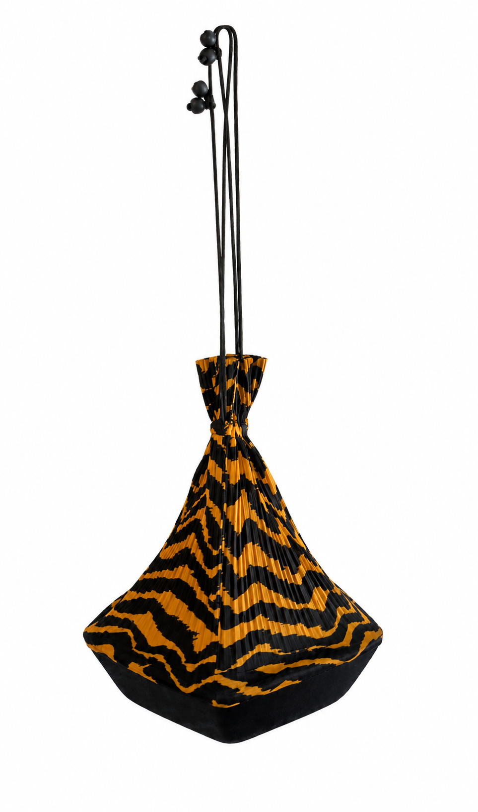 Chevron Tiger Print Pleats Bag