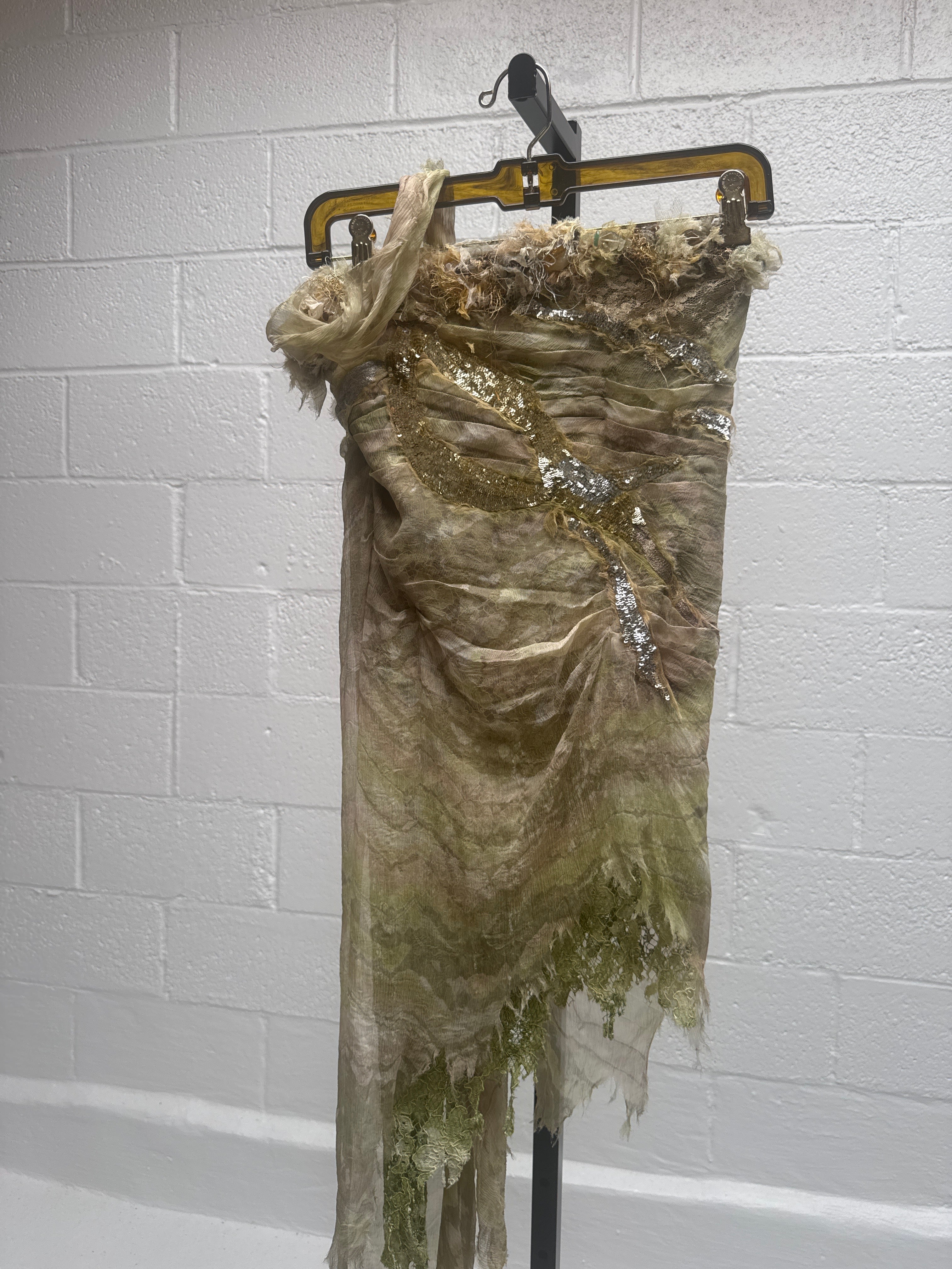Vintage one shoulder dress