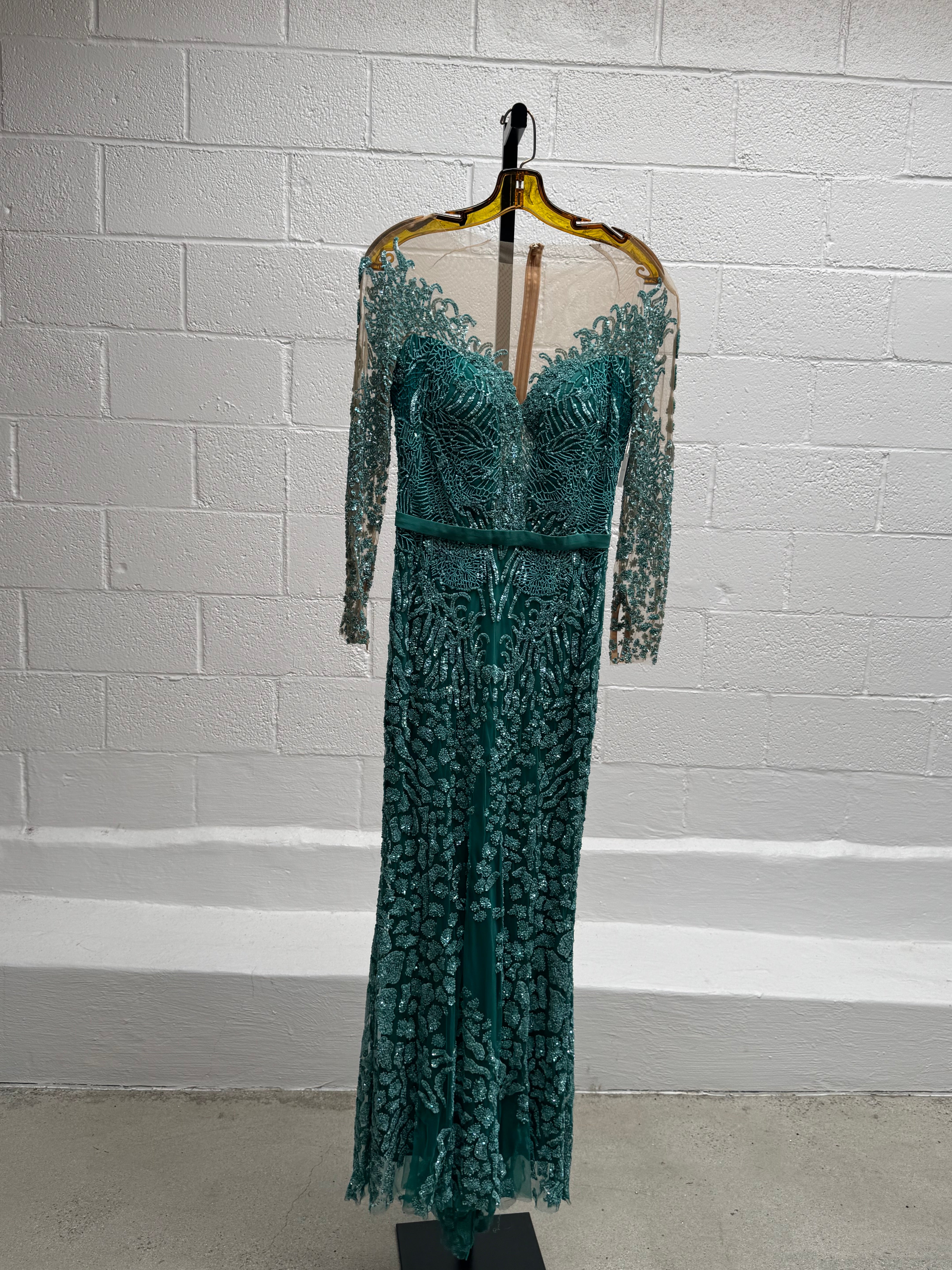 Baby Blue Embellished gown