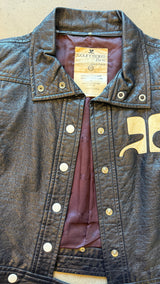 Vintage Black Leather Jacket
