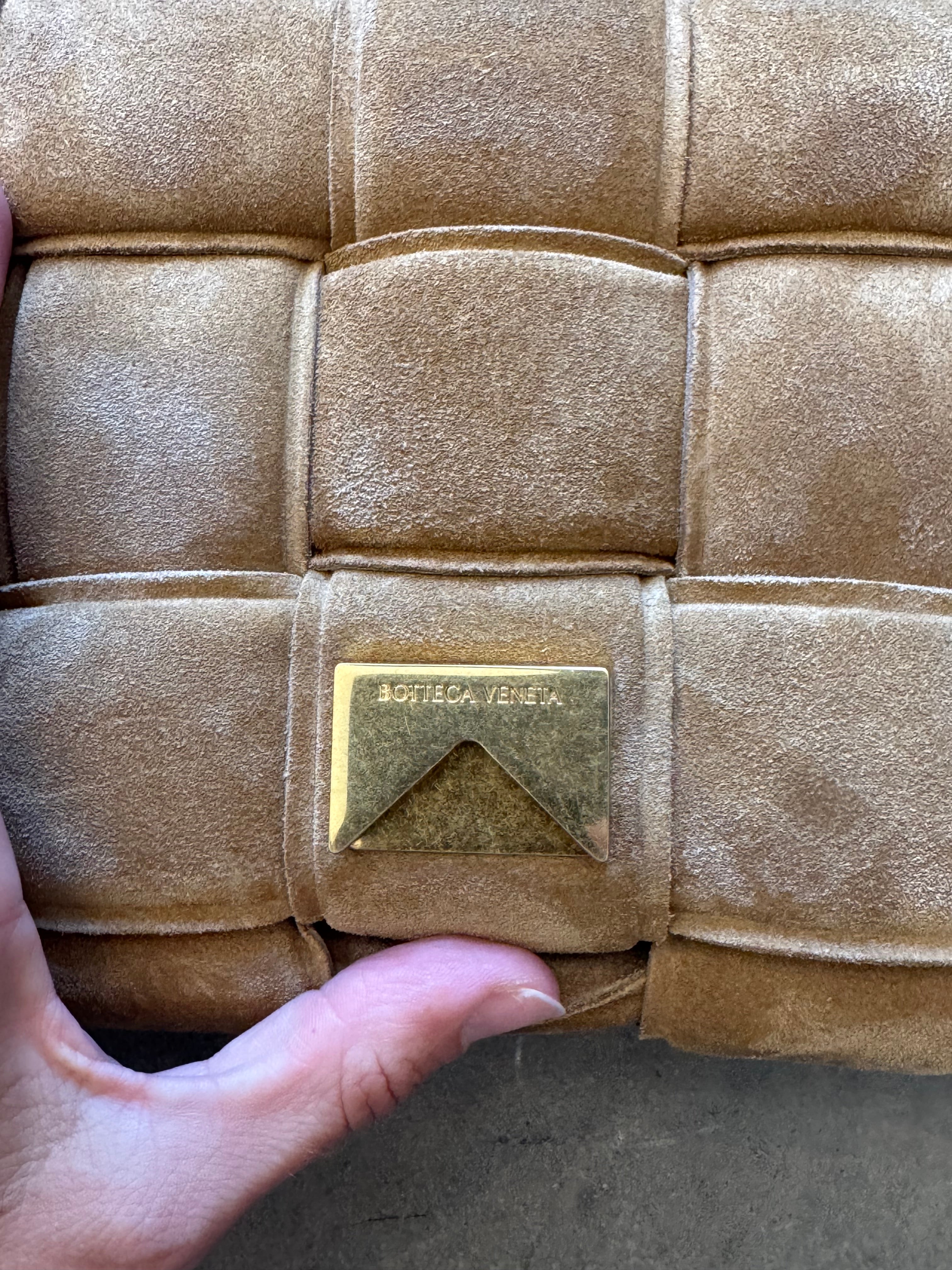 Woven Suede Cassette Bag