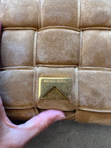 Woven Suede Cassette Bag