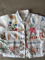 Vintage Hand Embroidered Set