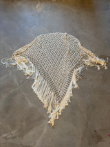 Vintage crochet & fringe shall