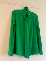 Silk Neck Tie Blouse