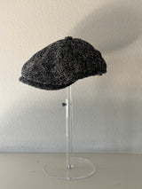 Houndstooth Newsboy Cap with Photo of Googoosh