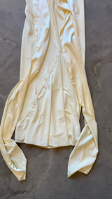 Cream Silk Gown